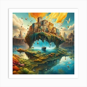 City In The Sky Art Print