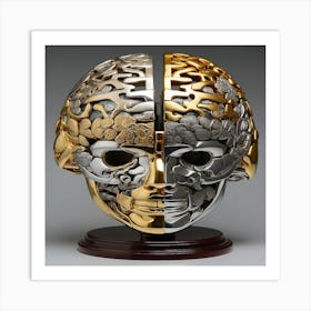 Brain Sculpture 1 Art Print