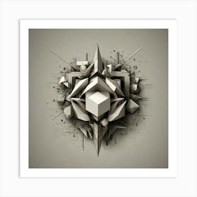 Abstract Geometric Design Art Print