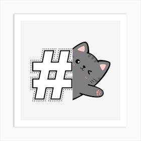 HashCat Art Print