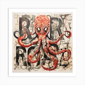 Octopus 6 Art Print