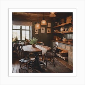 Rustic Kitchen 1 Art Print