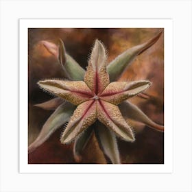 African Starfish Flower (Stapelia Hirsuta), Wall Art Paintings, Artwork Wall Painting For Living, Room Bedroom , Office ,Hallway, Kitchen, Wall Decors Art Print Art Print Art Print