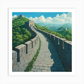 Great Wall Of China Art 2 Art Print