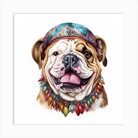 Bulldog Art Print