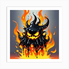 Spooky Halloween Art Print