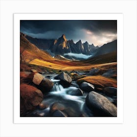 Mountain Stream 12 Art Print