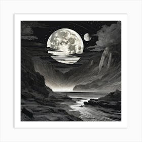 Full Moon 1 Art Print