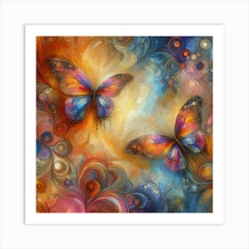 Butterfly Painting 2 Art Print