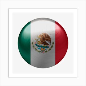 Mexico Flag Country National Art Print