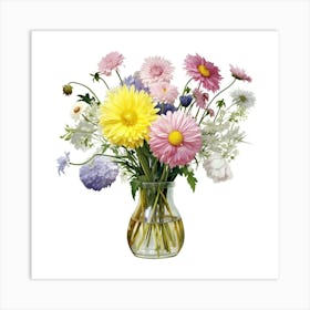 Flowers In A Vase 4 Art Print