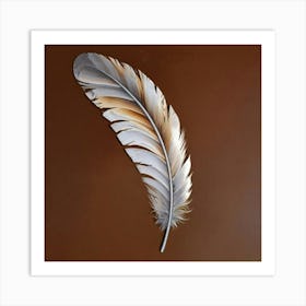 One Feather Art Print