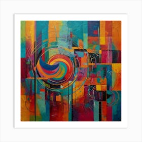 Abstract Painting 336 Art Print