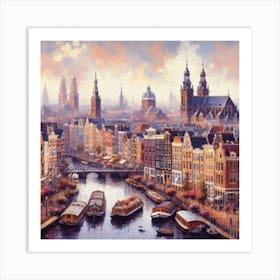 Amsterdam Canals 3 Art Print