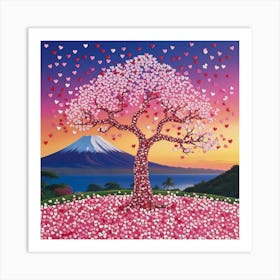 Love tree Art Print