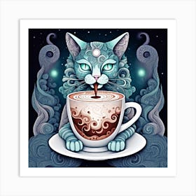 CatfeineD Art Print