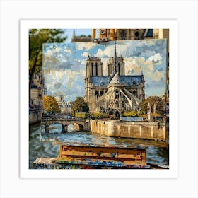 Notre Dame Paris Art Print