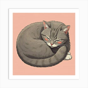 Cute Cat 1 Art Print