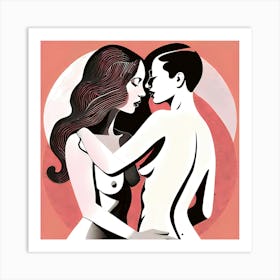 Lesbian Liaison Art Print