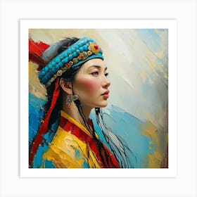 Tibetan Woman Art Print