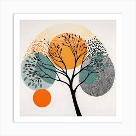 Tree Of Life Abstract Art Print