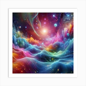 Psychedelic Universe Art Print