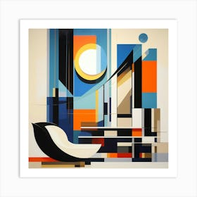 Abstract modernist Art Print