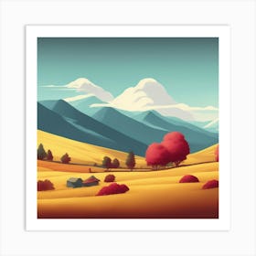 Landscape - Landscape Stock Videos & Royalty-Free Footage Art Print