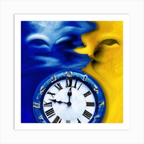 Clock Face Art Print