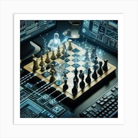 Chess Game 2 Art Print