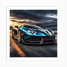 Lamborghini Huracan 36 Art Print