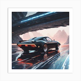 Futuristic Car 7 Art Print