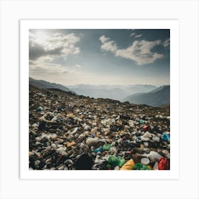 Garbage In The Mountains Art Print