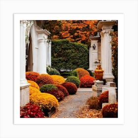 Autumn Garden Art Print