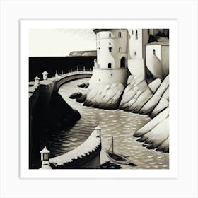 Castle By Robert Scott Art Print