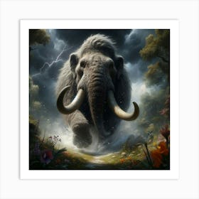 Mammoth 3 Art Print