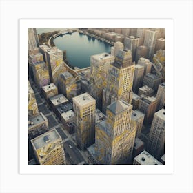 Chicago Skyline 3 Art Print