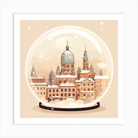 Krakow Poland 1 Snowglobe Art Print