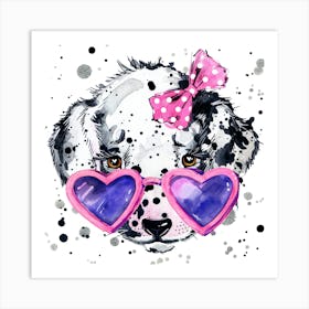 Dalmatian Puppy Dog Art Print