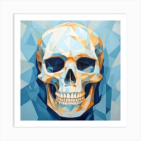 Geometric Skull Art Print