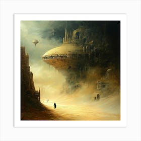 City In The Desert 1 Art Print