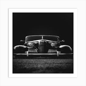 Black And White Car Art Print