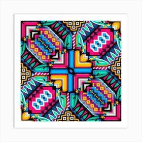 Abstract Geometric Pattern Poster