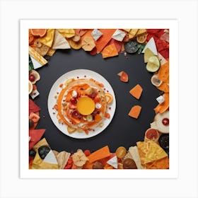 Plate Of Food Art Print