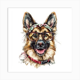 German Shepherd Dog 12 Art Print