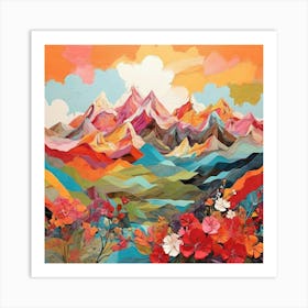 Mountain Landscape Art Print