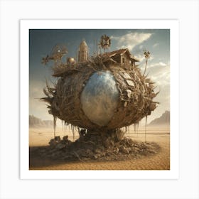 House In The Desert 8 Art Print