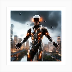 Futuristic Man 104 Art Print