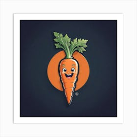 Carrot Logo 2 Art Print