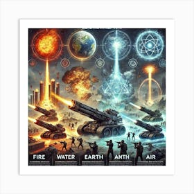 Elemental Artillery Adaptability Art Print